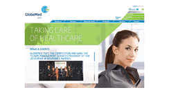 Desktop Screenshot of globemedqatar.com